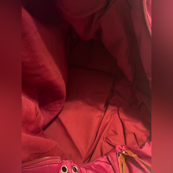 Sondra Roberts Pink Baby Bag with Brown Straps - Picture 7 of 7